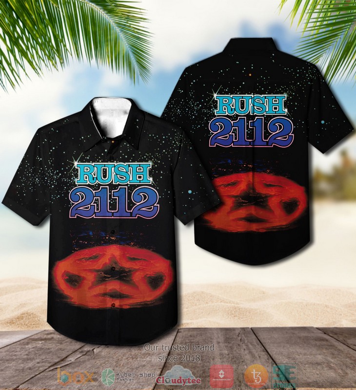 Rush A Farewell to Kings Short Sleeve Hawaiian Shirt