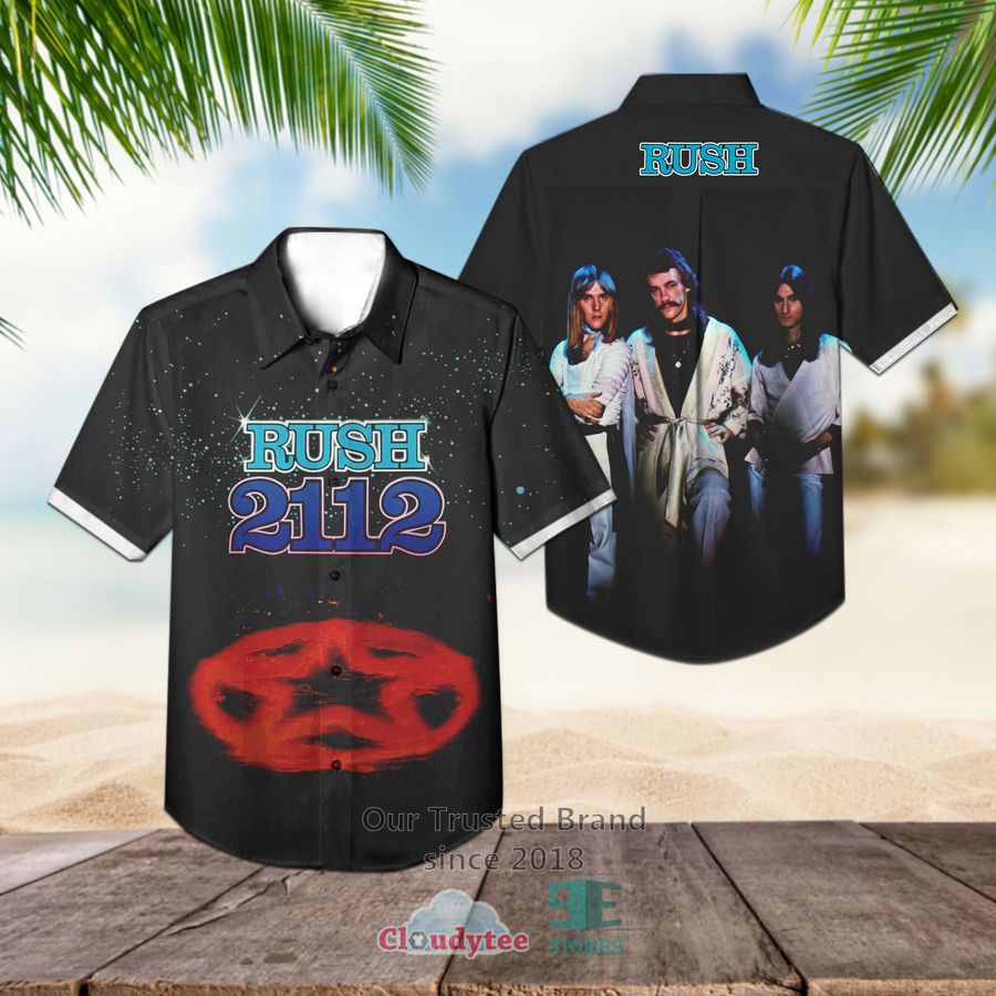 Rush Band A Farewell to Kings Album Cover Hawaiian Shirt