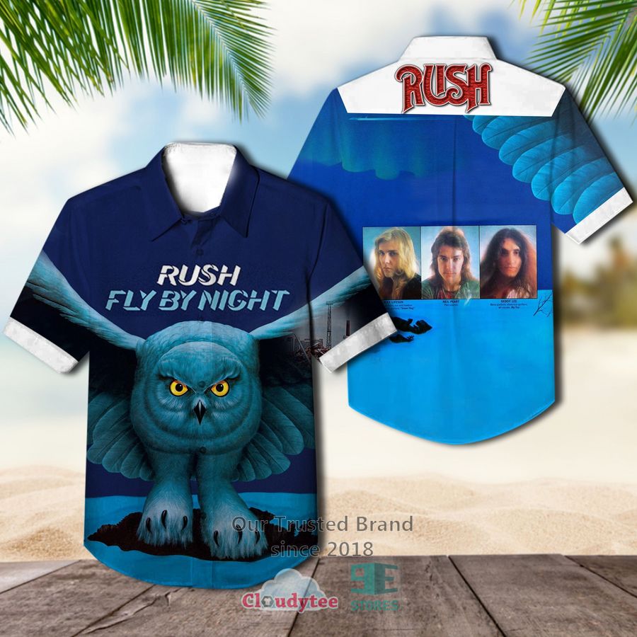 Rush Band A Farewell to Kings Album Hawaiian Shirt