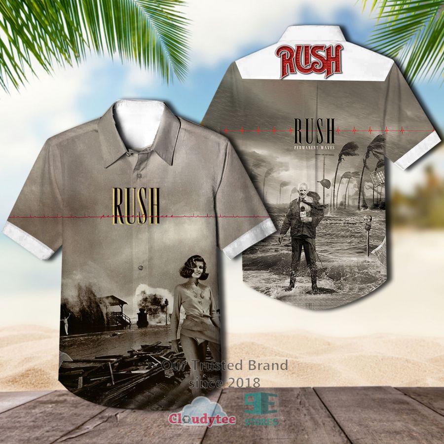 Rush Band Hawaiian Shirt, Shorts