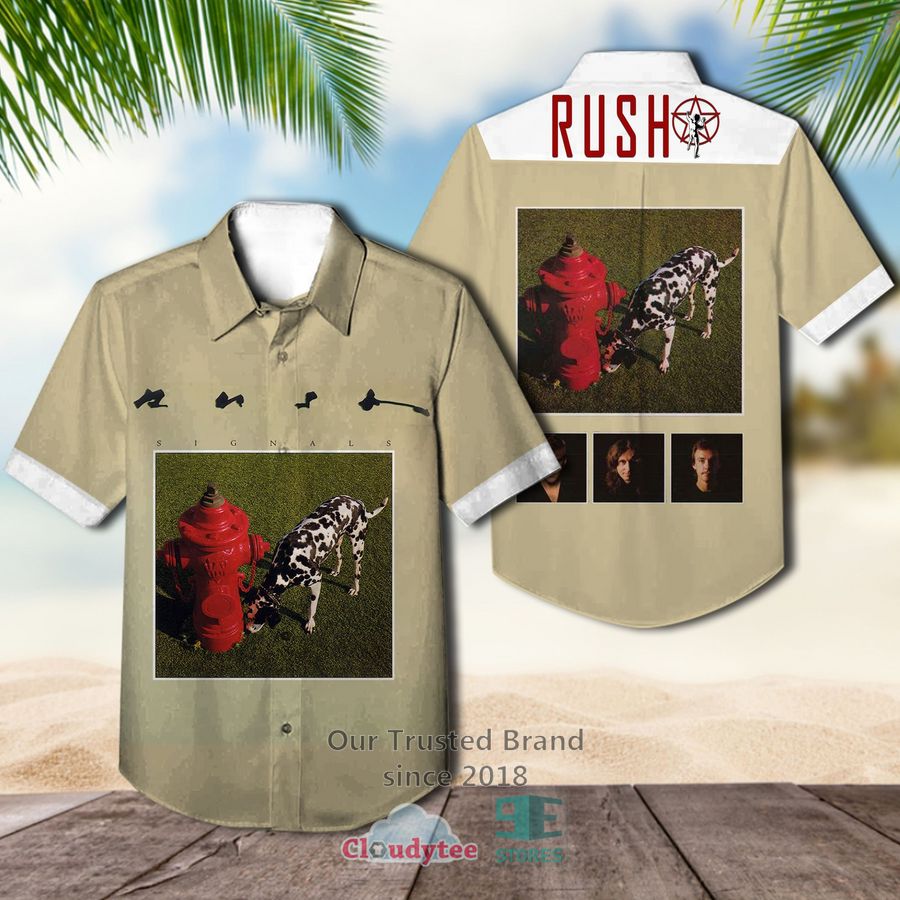 Rush Band Hemispheres Album Hawaiian Shirt