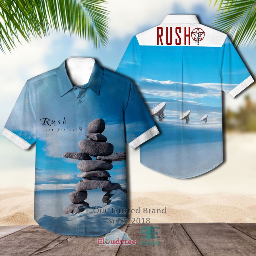 Rush Band Signals Album Hawaiian Shirt