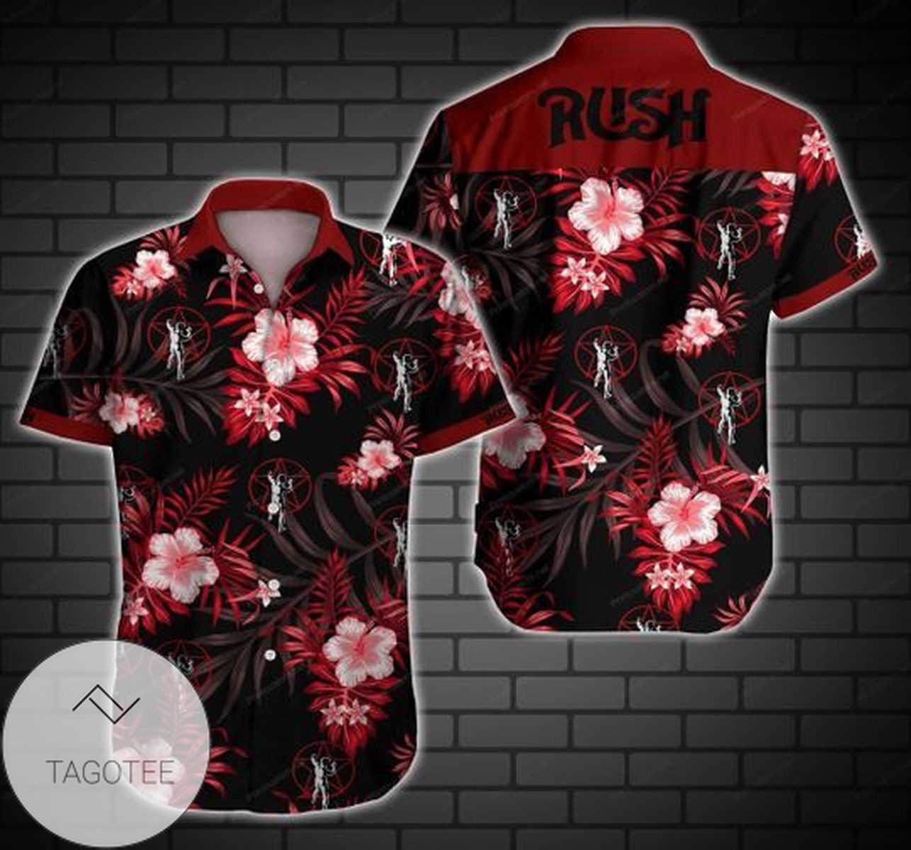 Rush Music Band Logo Authentic Hawaiian Shirt 2022