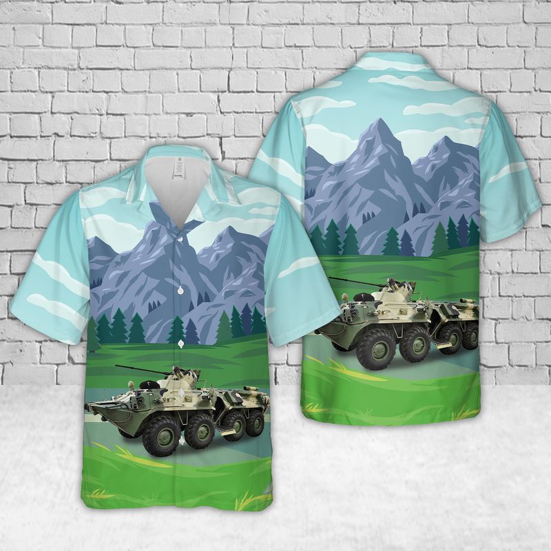 Russian Ground Forces T-90A Main Battle Tank Hawaiian Shirt