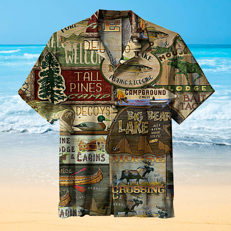 Royal Canadian Mounted Police Collage Hawaiian Shirt