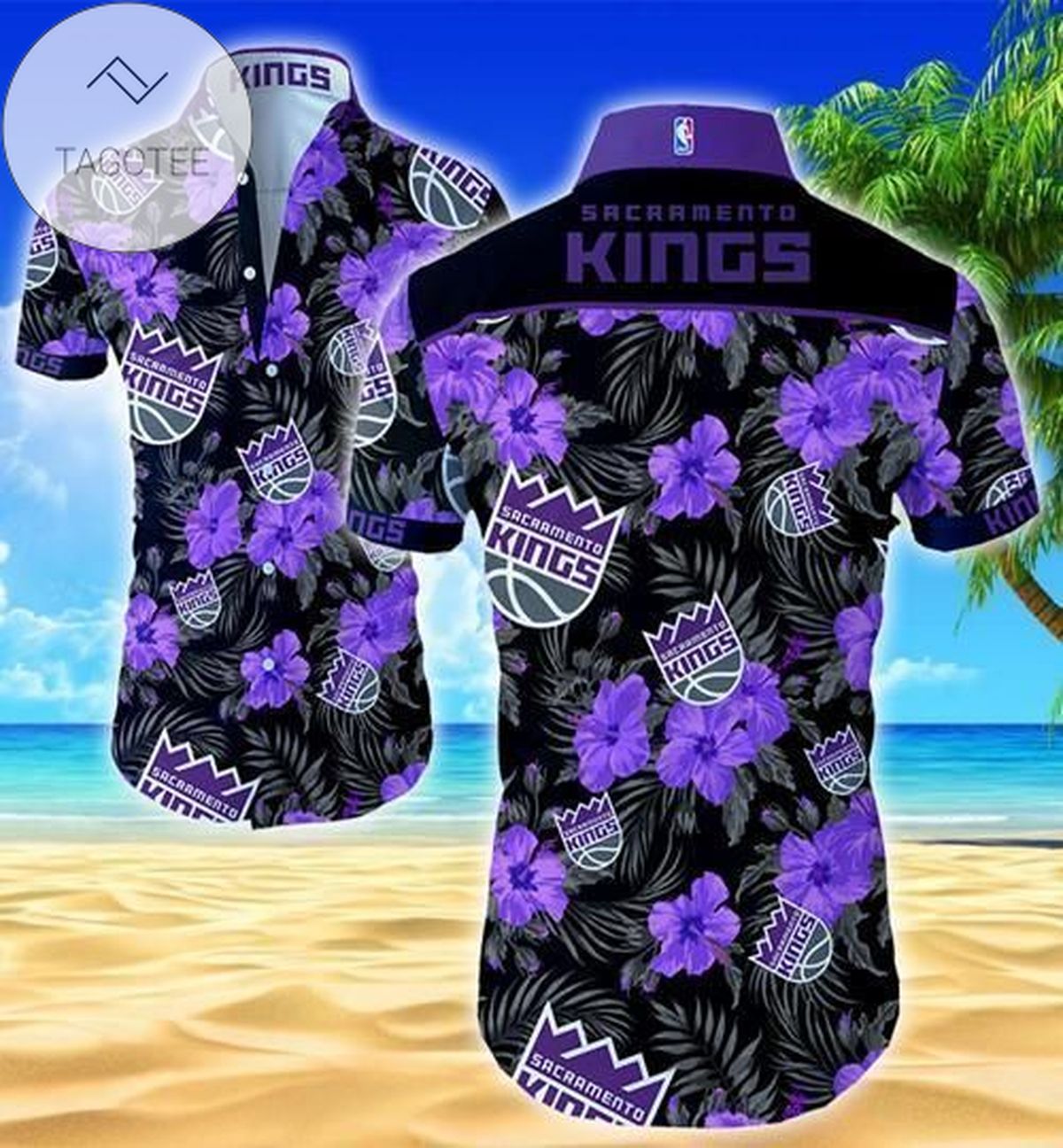 Sacramento Kings Authentic Hawaiian Shirt 2022 Z6goj