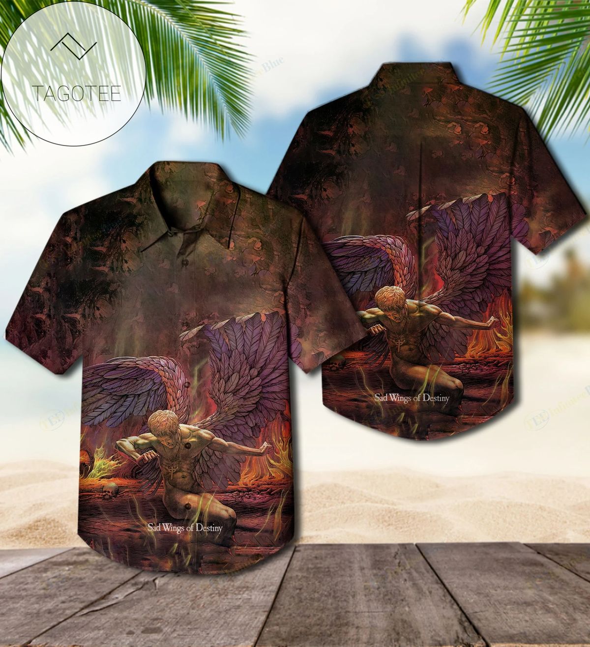 Sad Wings Of Destiny Studio Album By Judas Priest Hawaiian Shirt