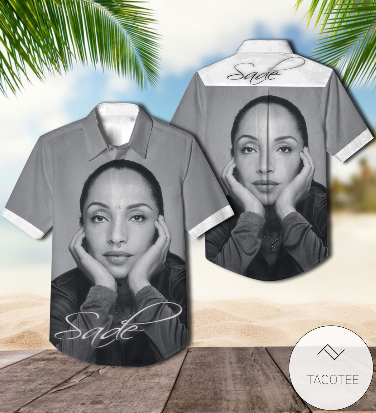 Sade Diamond Life Album Cover Hawaiian Shirt