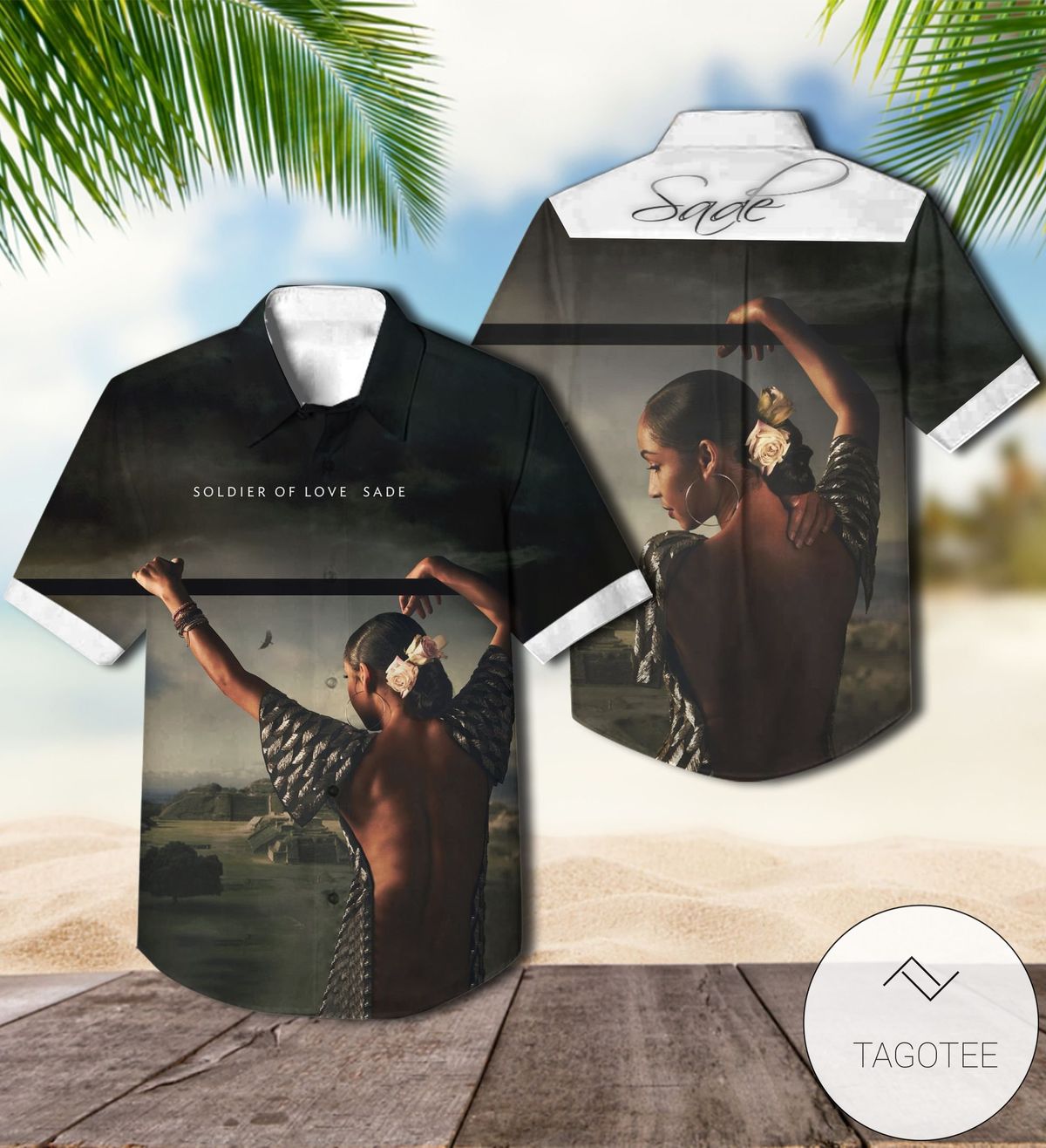 Sade Lovers Live Album Cover Hawaiian Shirt