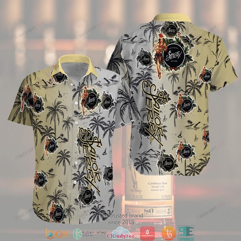 Sailor Jerry palm tree Hawaiian shirt