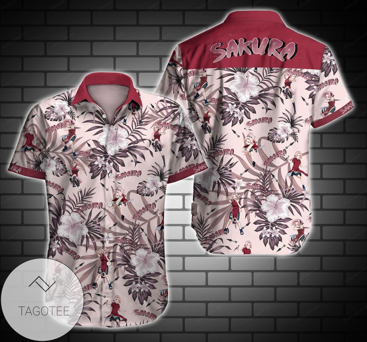 Sakura Naruto Anime Authentic Hawaiian Shirt 2022 3d