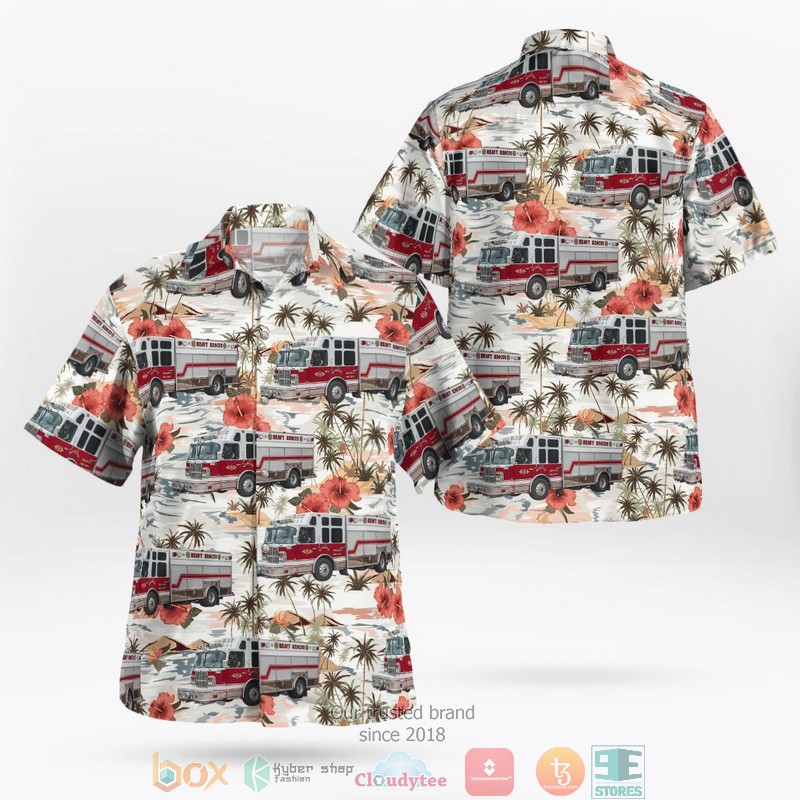 Salina Saline County Kansas Salina Fire Department Hawaiian Shirt