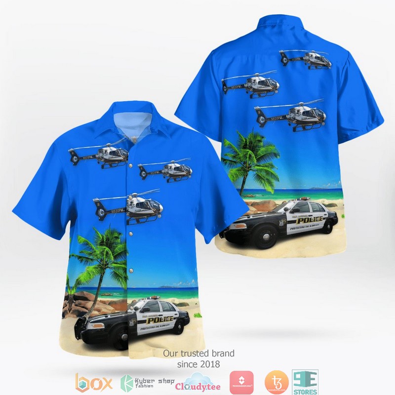 San Bernardino Police Department California Fleet Hawaiian Shirt