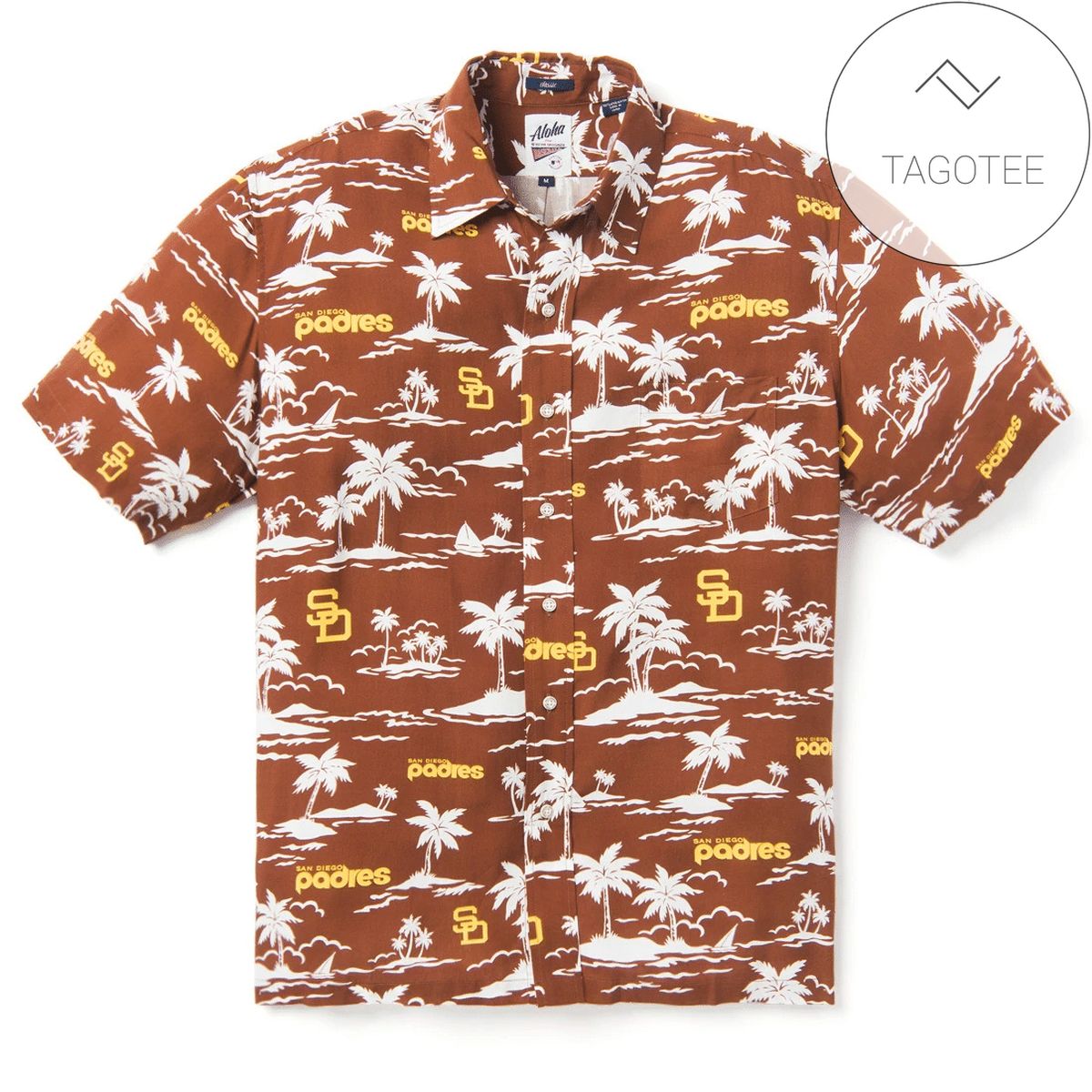 San Diego Padres Vintage Mlb Hawaiian Shirt