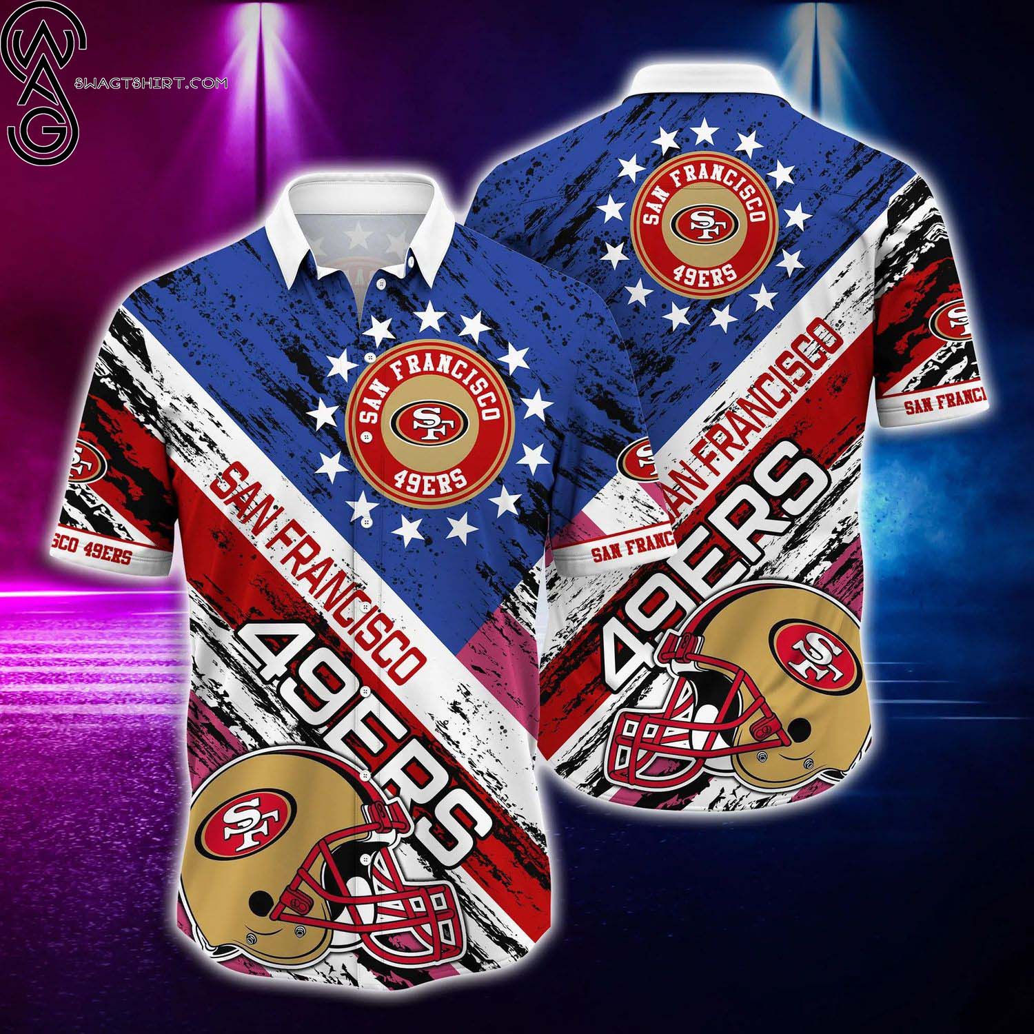 San Francisco 49ers Coconut And Flower Summer Aloha Hawaiian Shirt