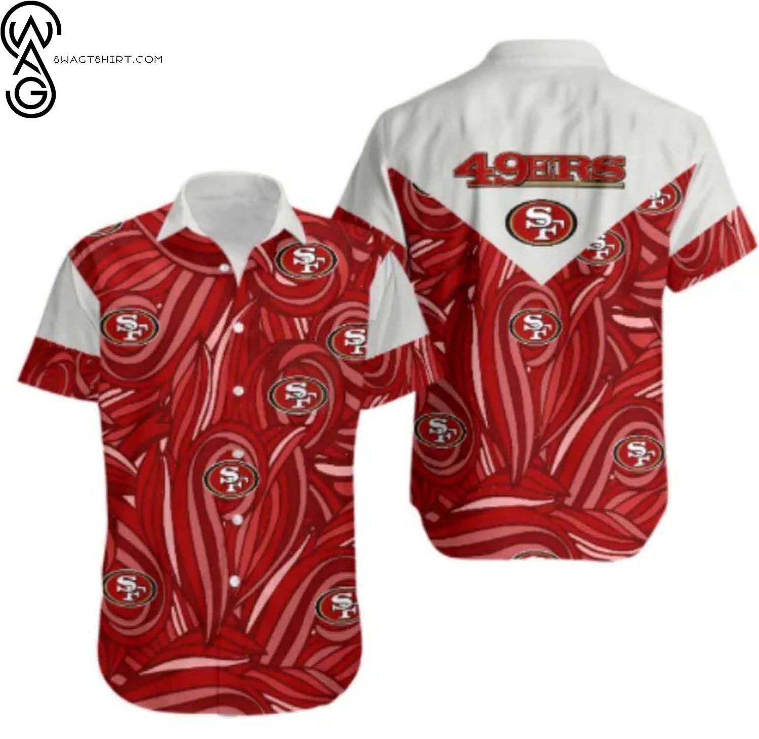 San Francisco 49ers Football Team Full Printing Hawaiian Shirt