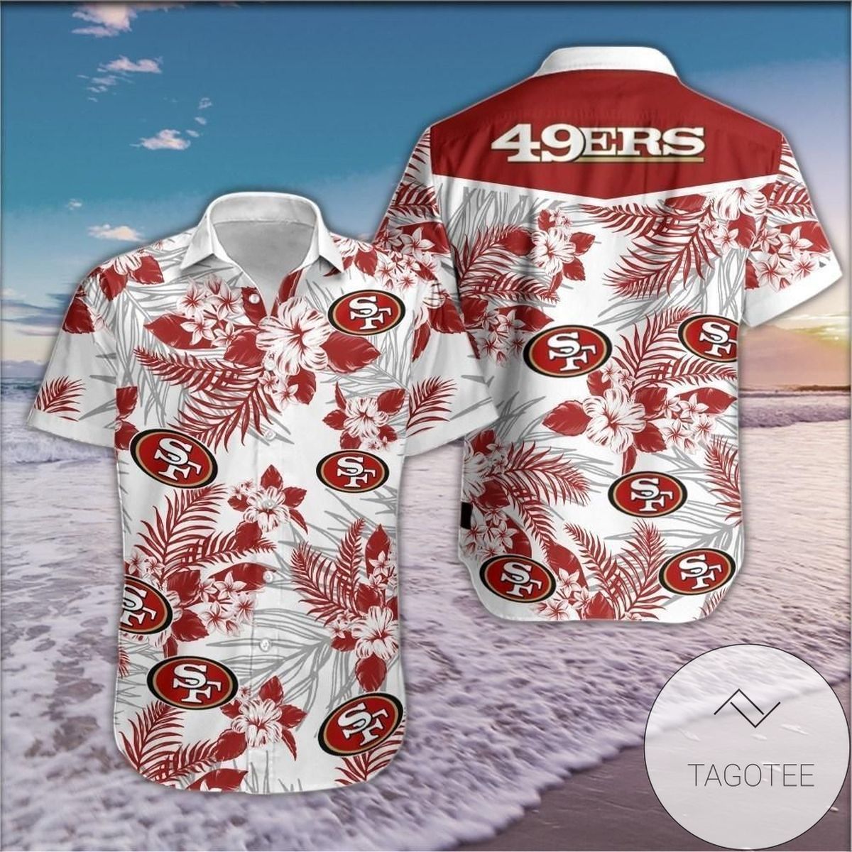 San Francisco 49ers Legends Signed 3d Authentic Hawaiian Shirt 2022