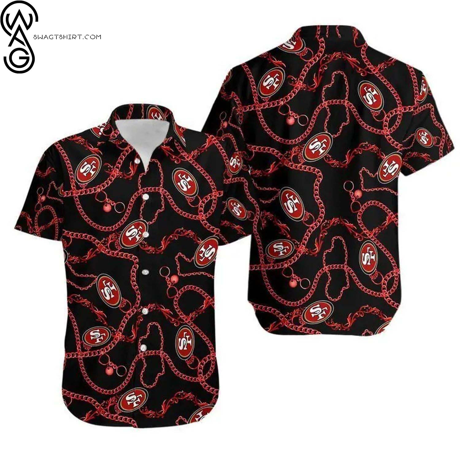 San Francisco 49ers NFL Floral Summer Aloha Hawaiian Shirt