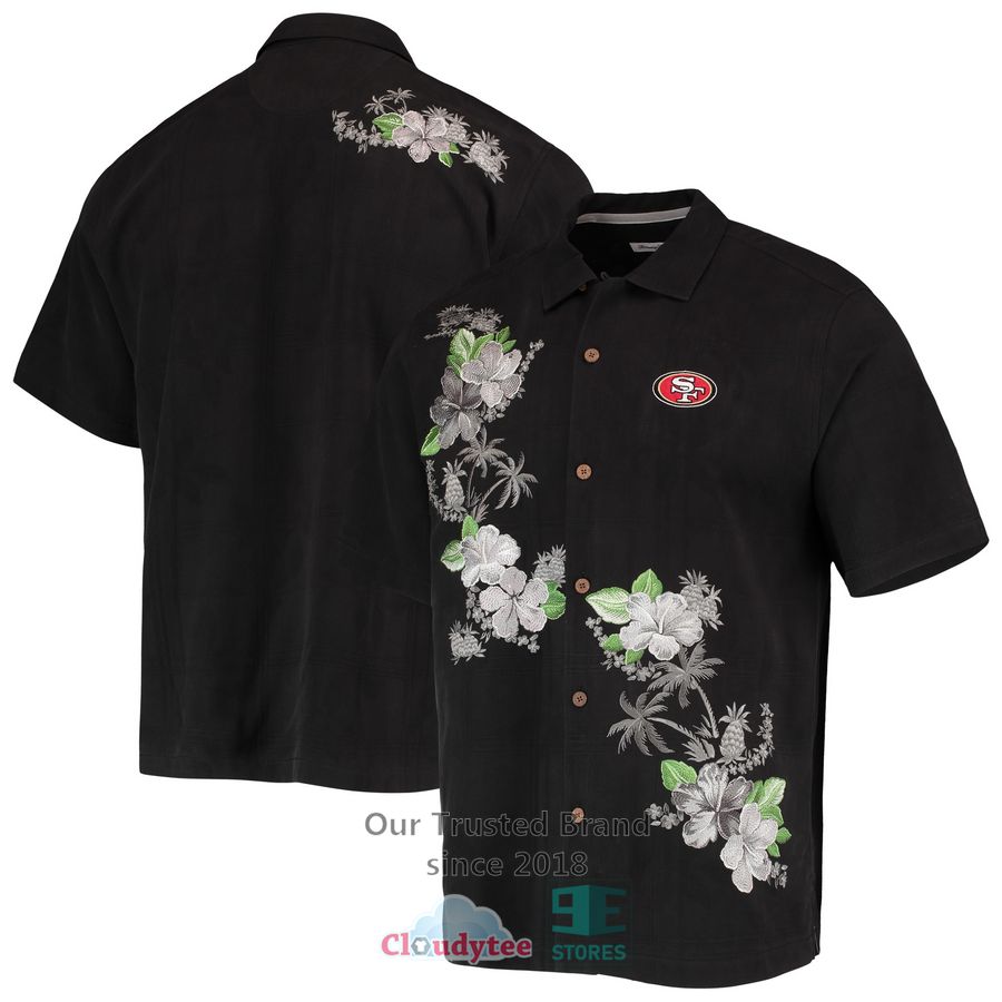 San Francisco Giants FOCO Floral Linen Button-Up Hawaiian Shirt