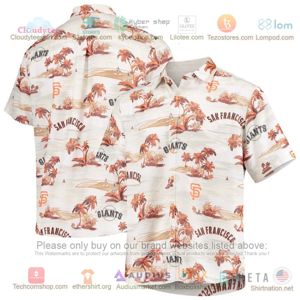 San Francisco Giants Bahama Coconut Point Island Button-Up Hawaiian Shirt