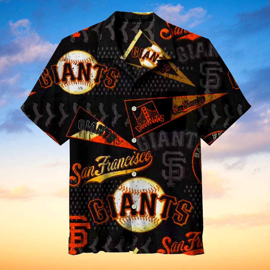 San Francisco Giants Hawaiian Short Sleeve Shirt 3D All Over Print Men Women Unisex Model 369