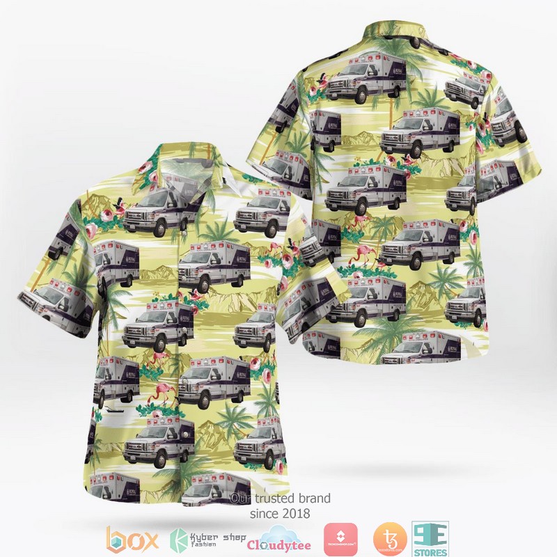 San Francisco Police Department Ford Taurus Hawaiian Shirt