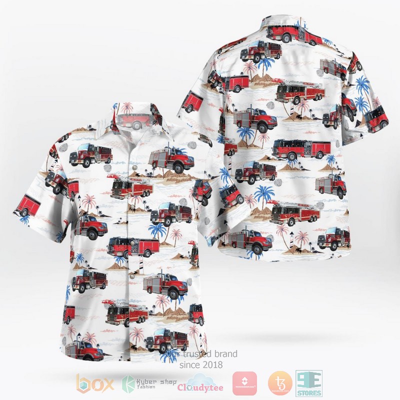 San Juan Police Department Ford Interceptor Utility Hawaiian Shirt