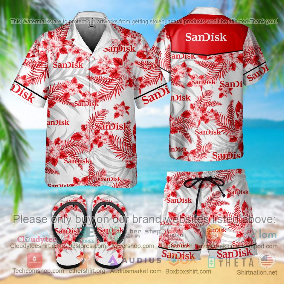 Santa Print Casual Breathable Hawaiian Shirt