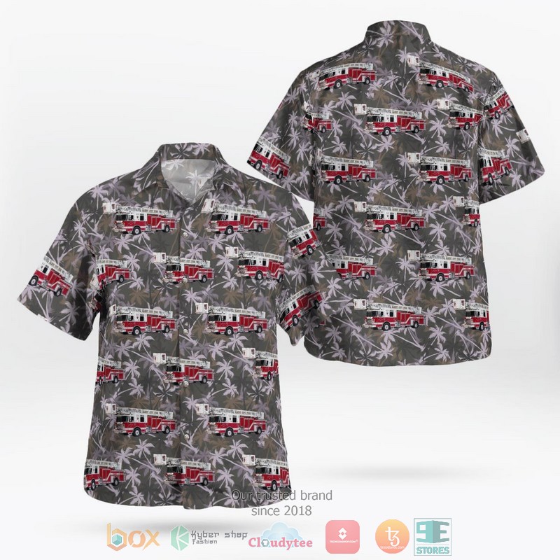 Sanford Seminole County Florida Sanford Fire Department Hawaiian Shirt