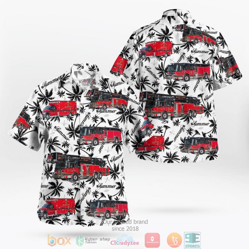 Sandy City Fire Department Utah Hawaiian shirt