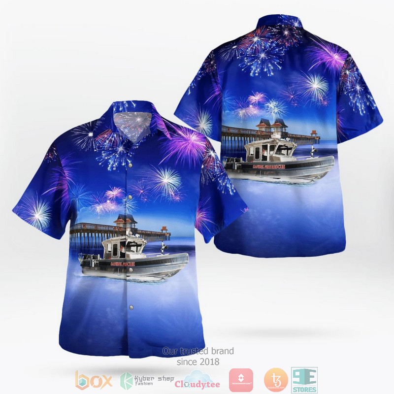 Sanibel Florida Sanibel Fire Rescue District Hawaiian shirt