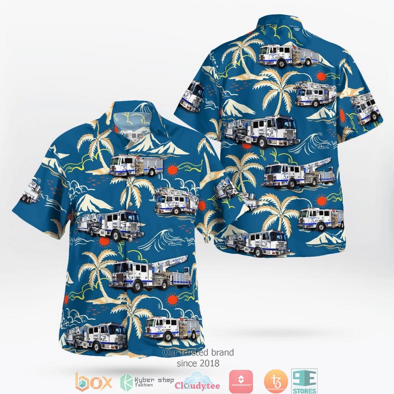 Sanibel Lee County Florida Sanibel Police Department Ford Police Interceptor Utility Hawaiian Shirt