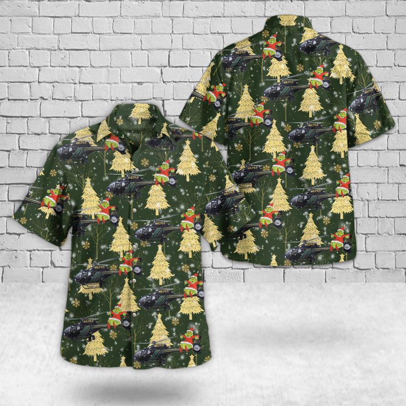 Santa Biker Hawaiian Shirt For Men Women