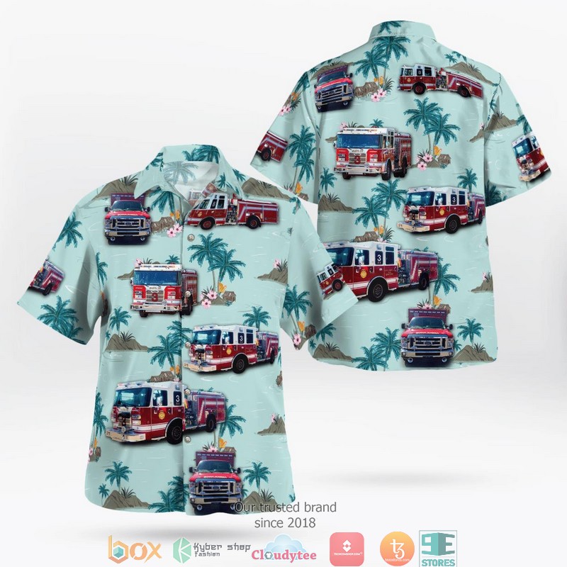 Santa Barbara County Fire Department Hawaiian Shirt