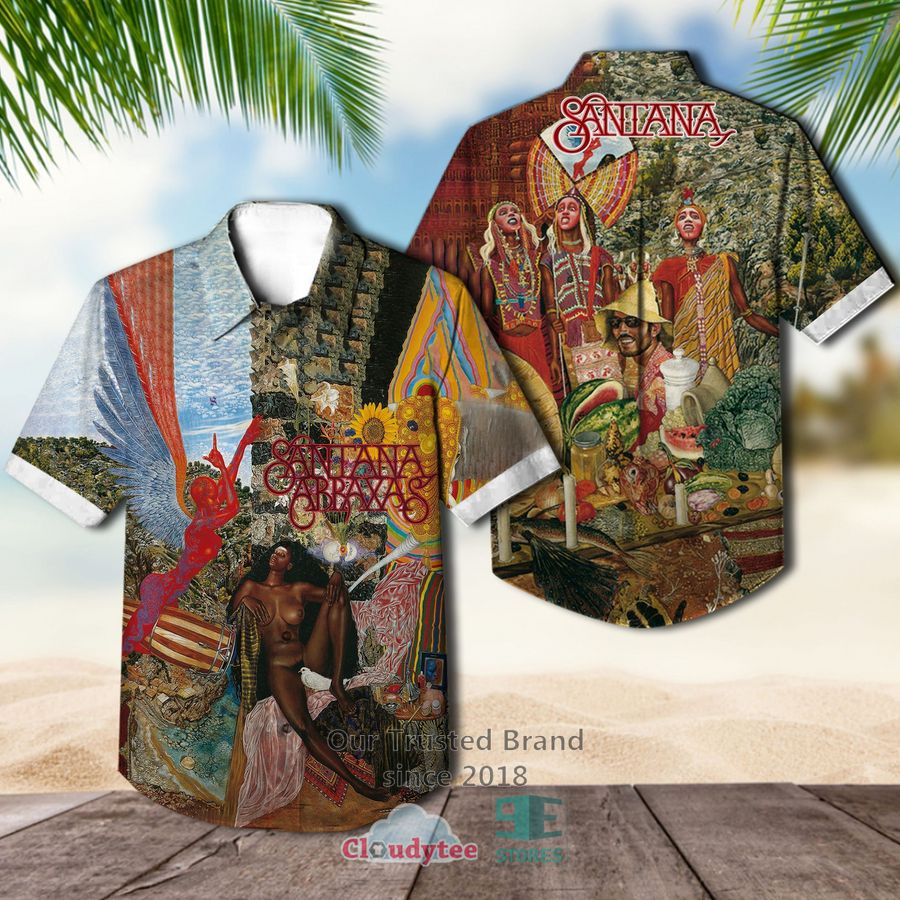 Santana Band Supernatural Album Hawaiian Shirt