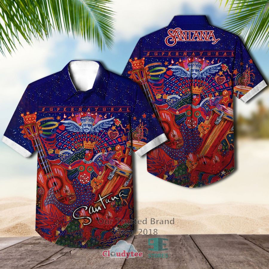 Santana Band Shaman Album Hawaiian Shirt