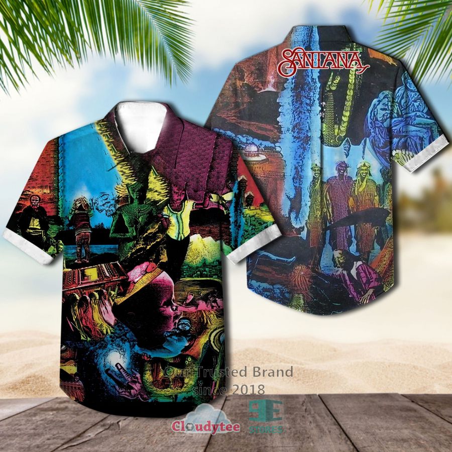 Santana Band Supernatural Album Hawaiian Shirt