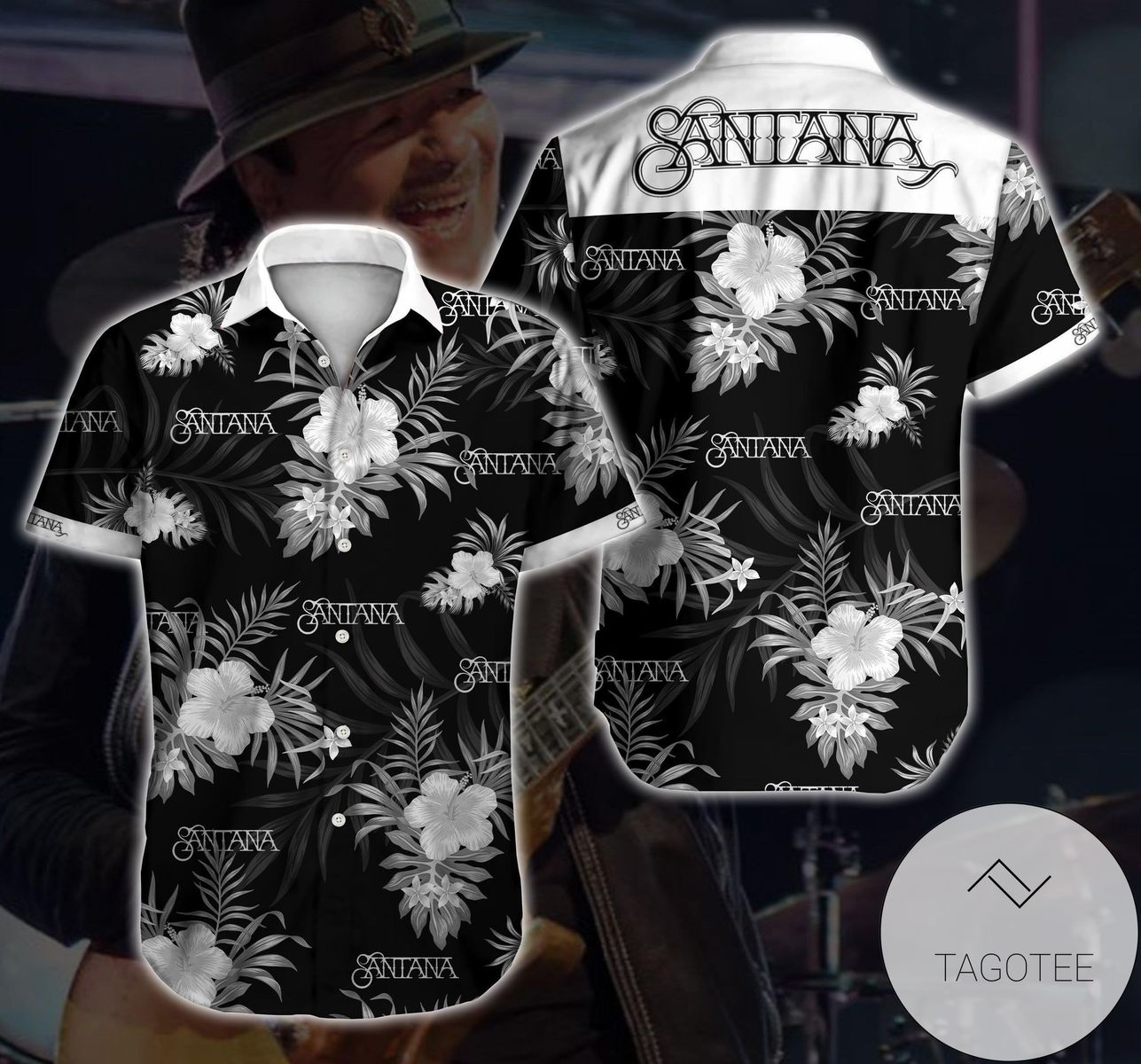 Santana Singer Authentic Hawaiian Shirt 2022 3d