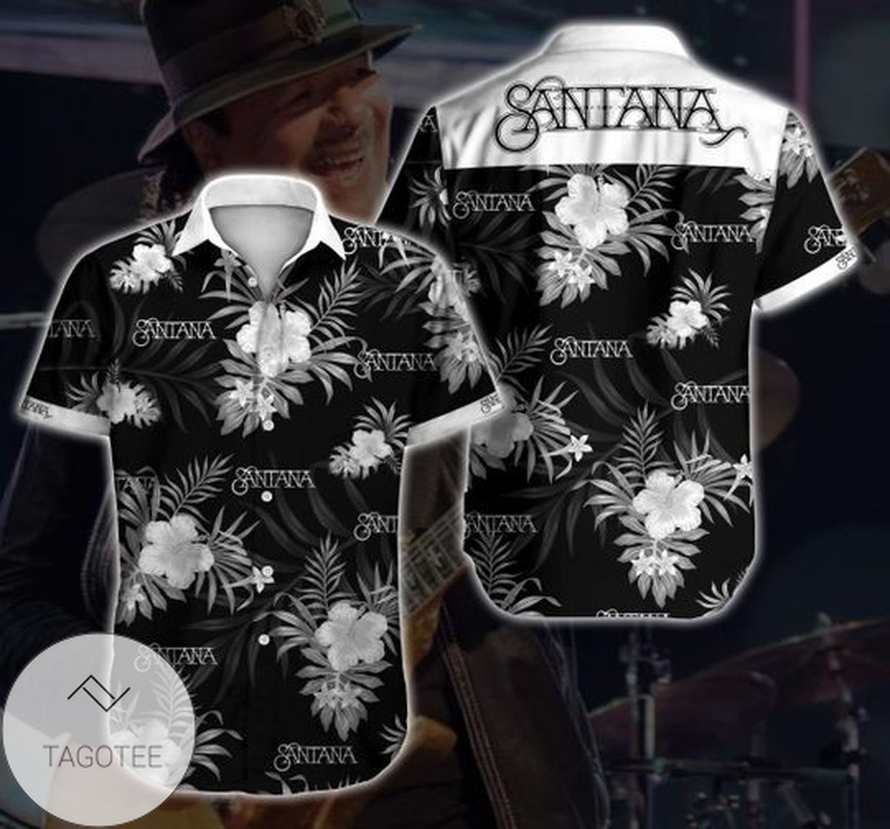 Santana Supernatural Album Cover Hawaiian Shirt