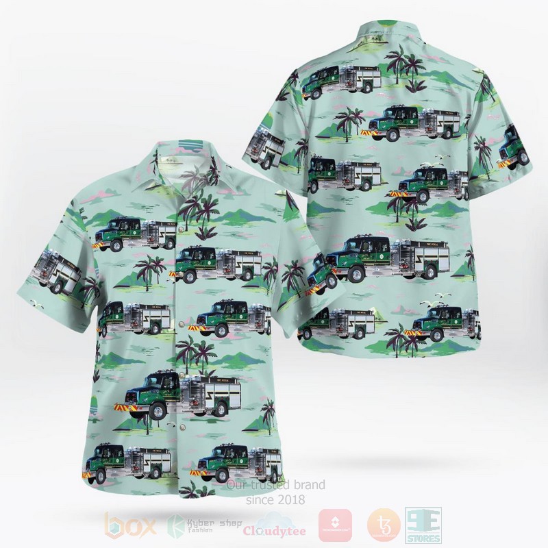 Saratoga Springs Fire & Rescue Utah Hawaiian shirt