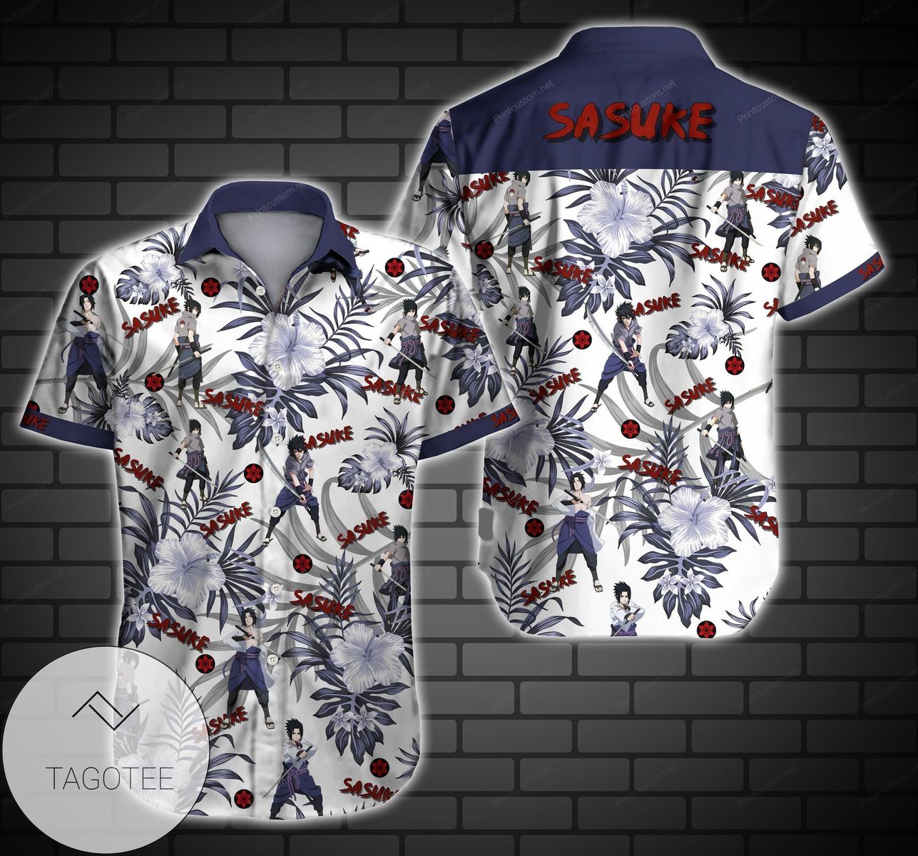 Sasuke Naruto Anime Authentic Hawaiian Shirt 2022 3d