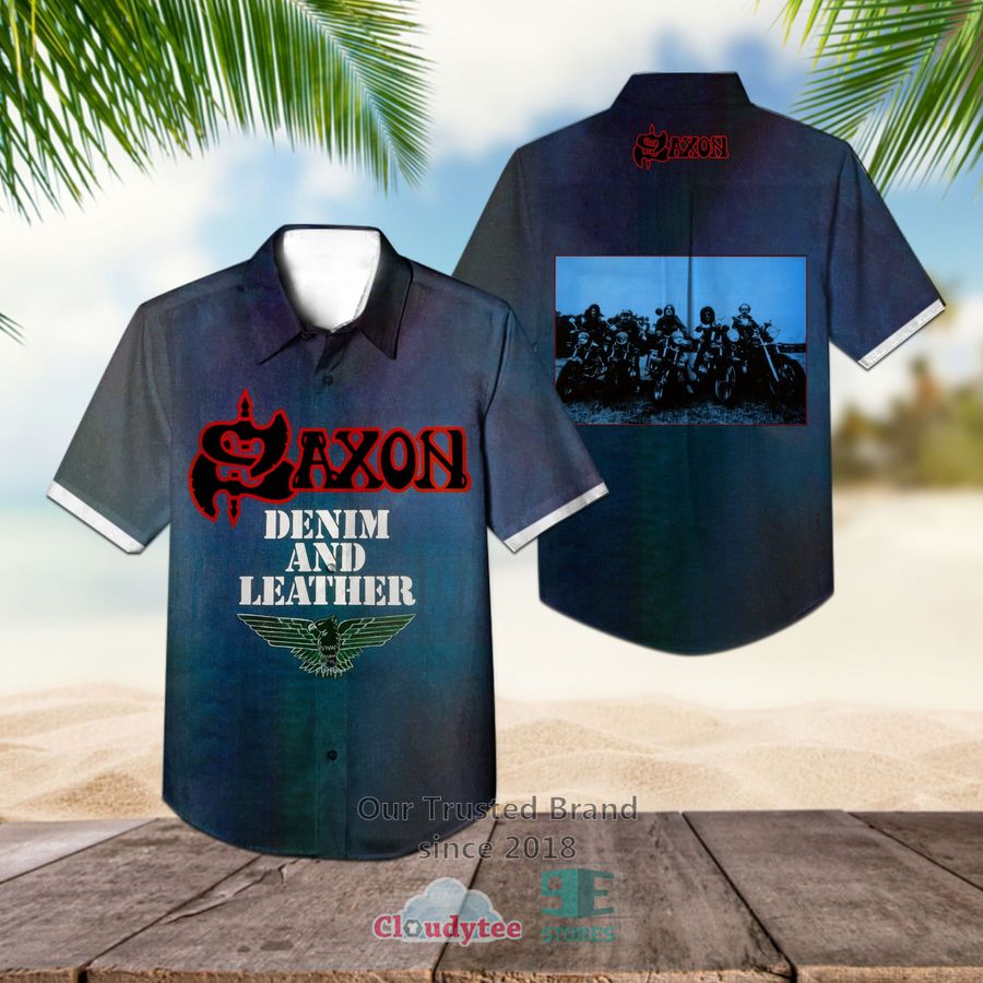 Saxon Band Battering Ram Album Hawaiian Shirt