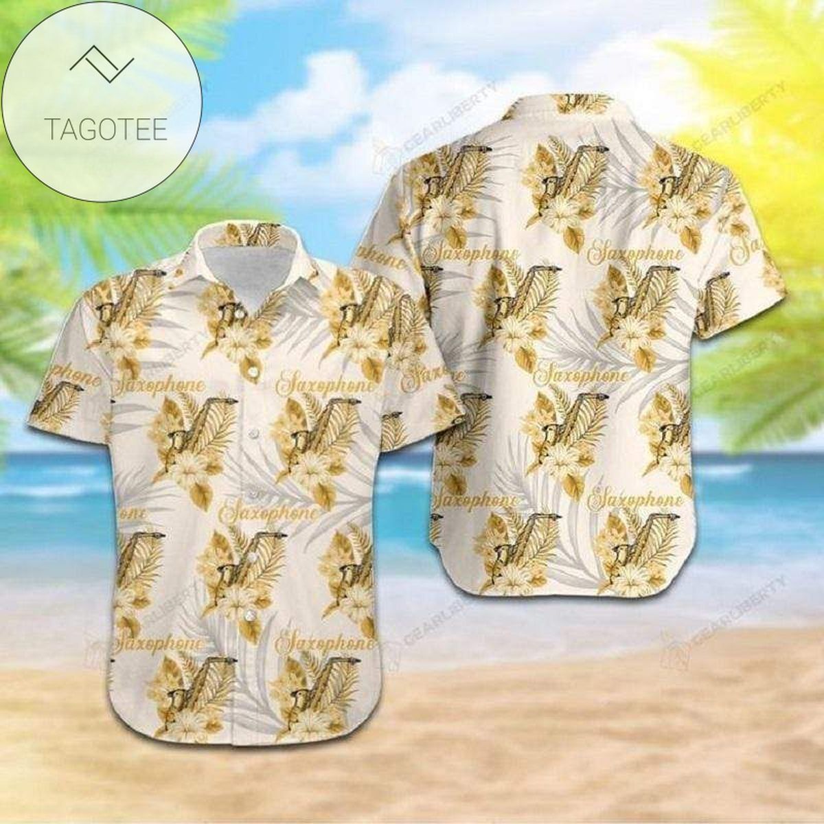 Saxophone Hawaiian Shirt Saxophone Shirt For Saxophone Lover