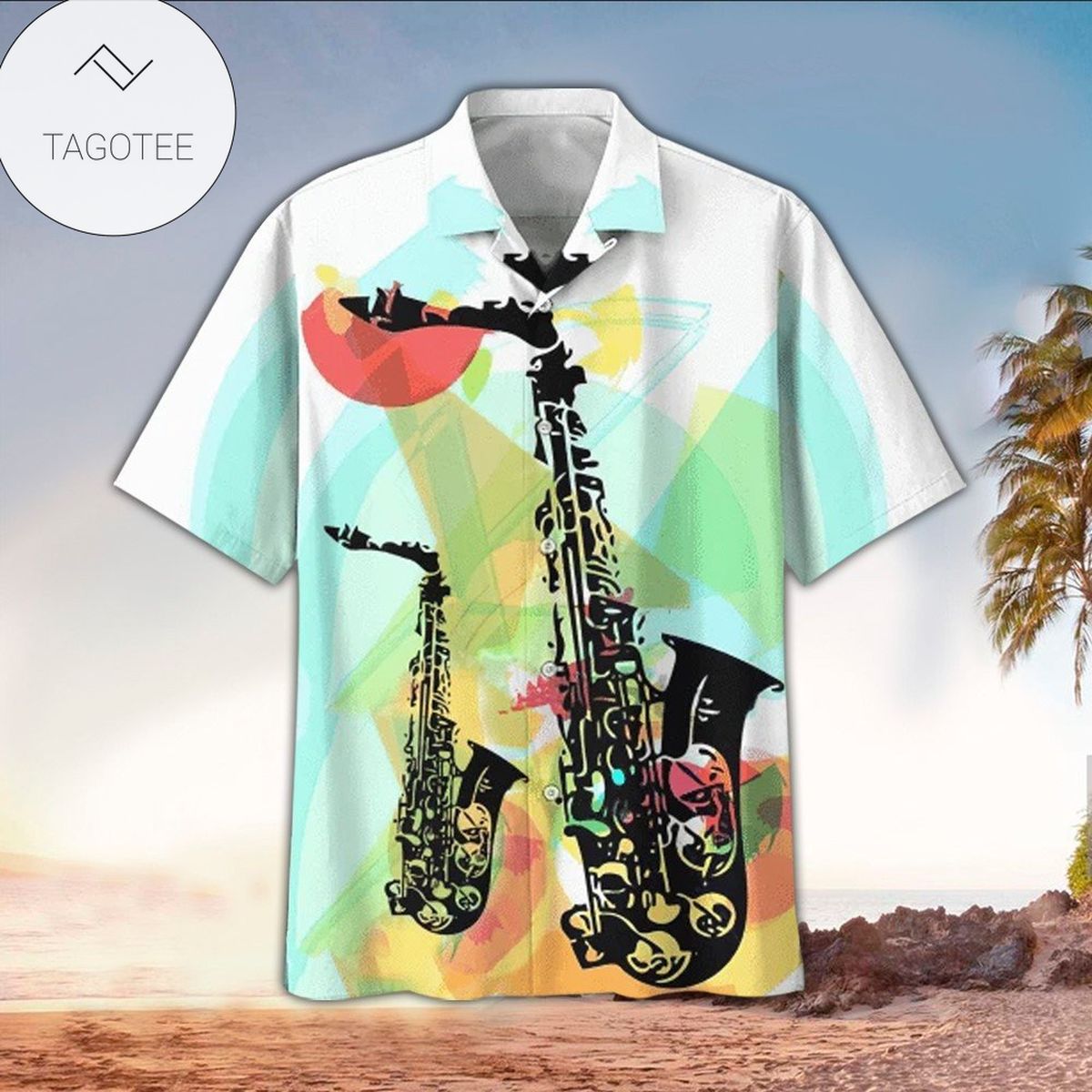 Saxophone Shirt Saxophone Hawaiian Shirt For Saxophone Lovers