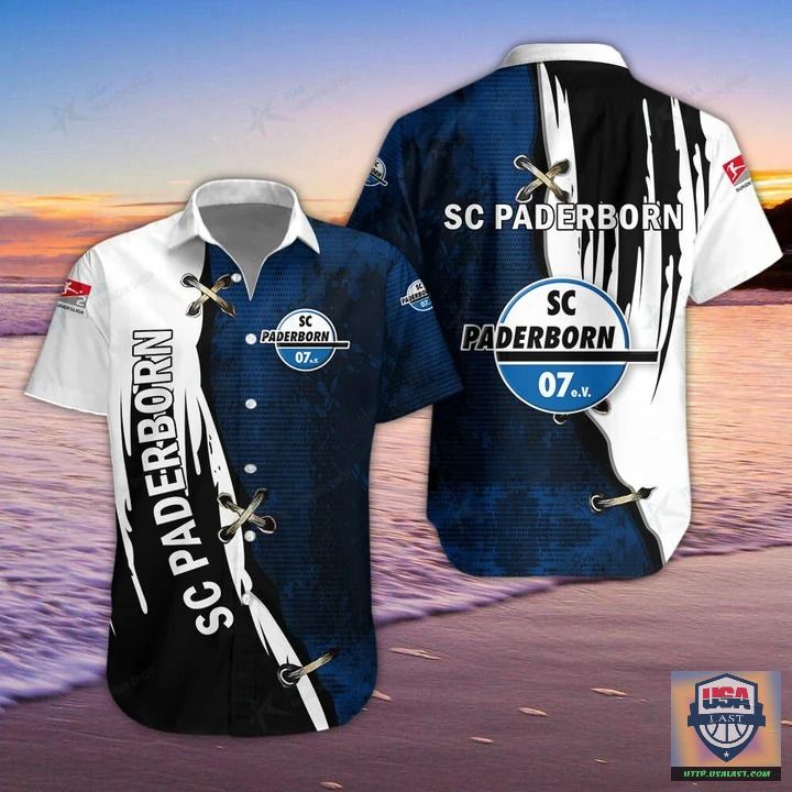 SC Paderborn 07 Bleach Hawaiian Shirt