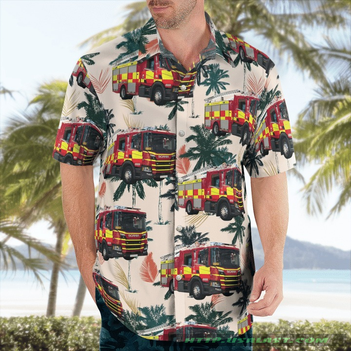 Scania Fire Trucks P320 Hawaiian Shirt