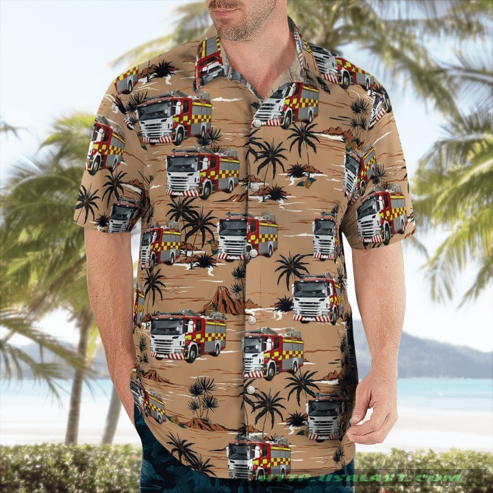 Scania Trucks Blue Version Hawaiian Shirt