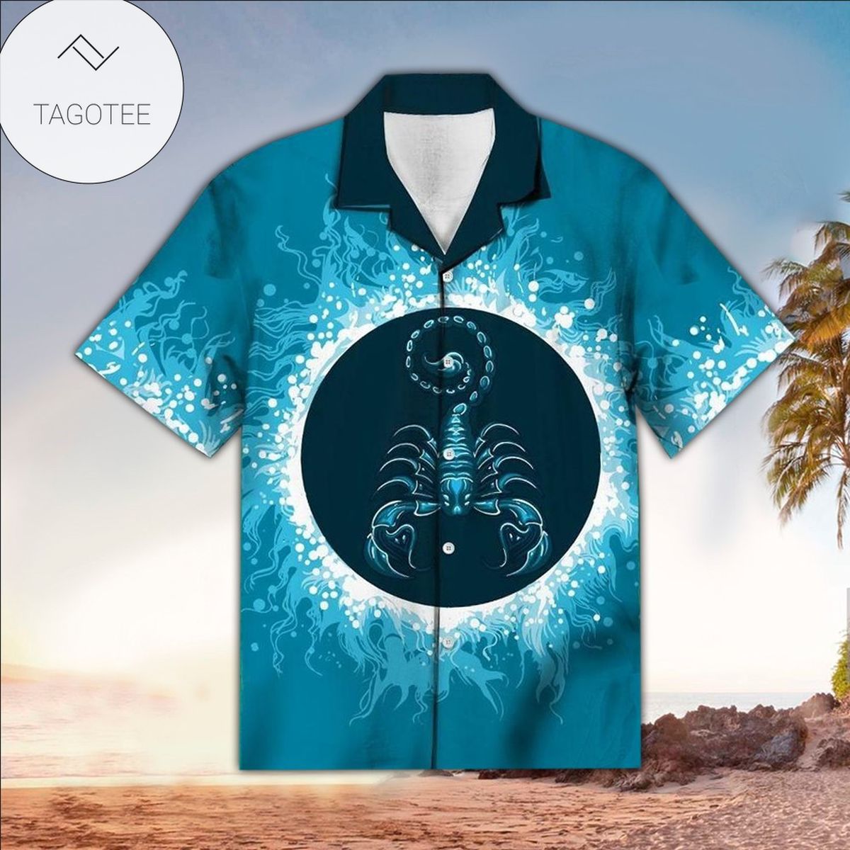 Scorpio Hawaiian Shirt Scorpio Button Up Shirt