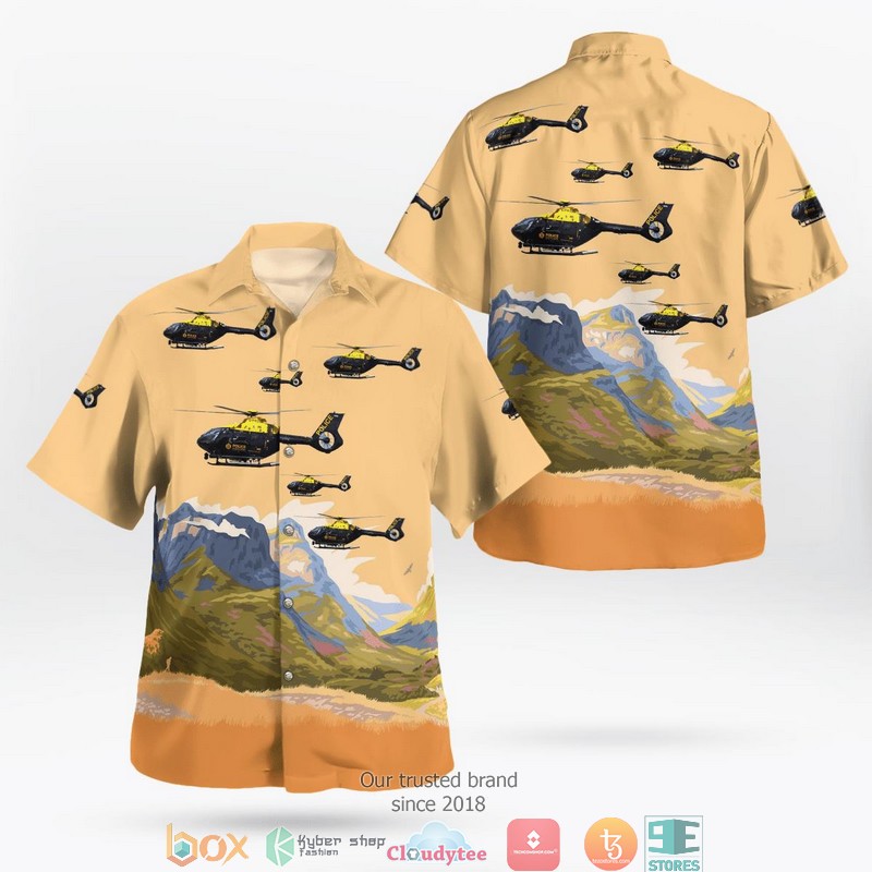 Scotland Scottish Fire and Rescue Service Coconut green Hawaii 3D Shirt