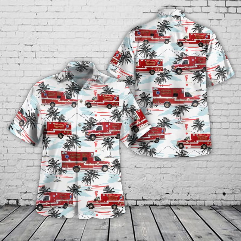 Scott Township Fire District Hawaiian Shirt